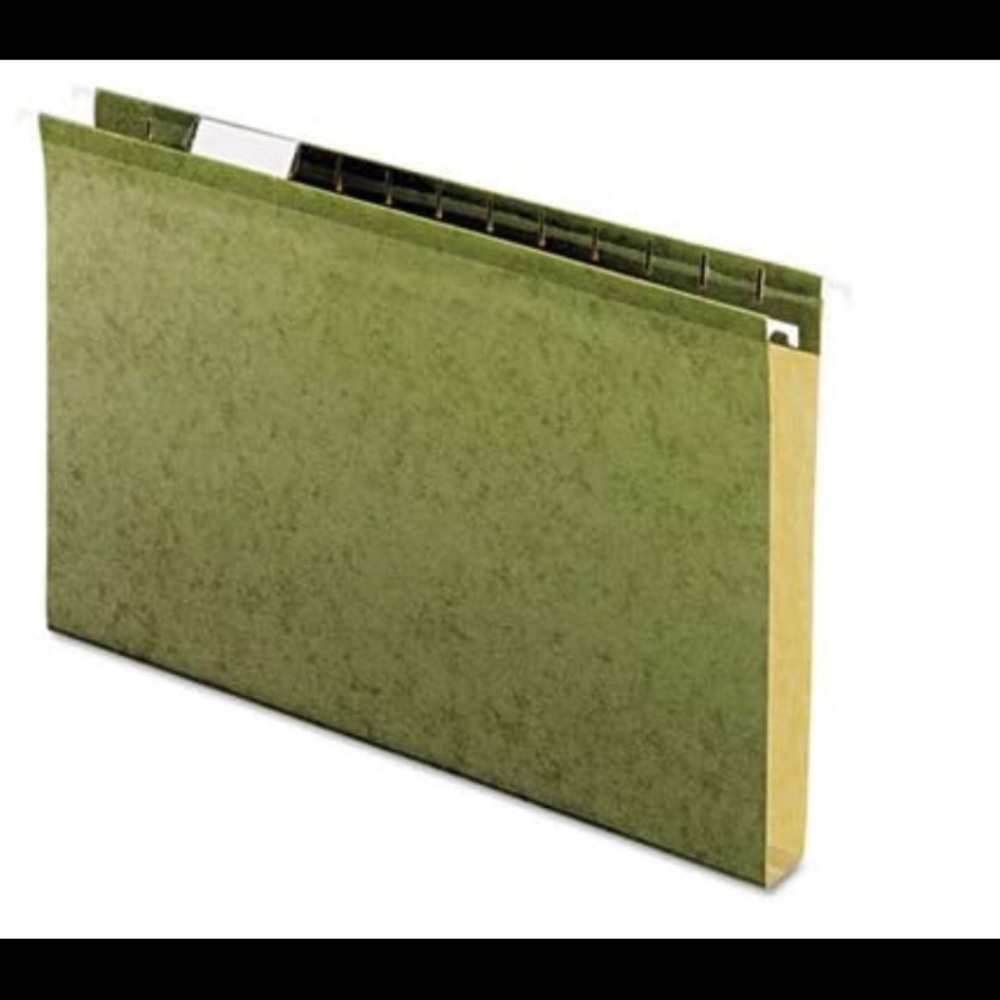 Legal hanging folders